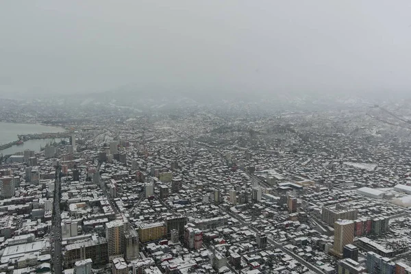 Kışın Batumi Hava Manzarası Adjara Georgia — Stok fotoğraf