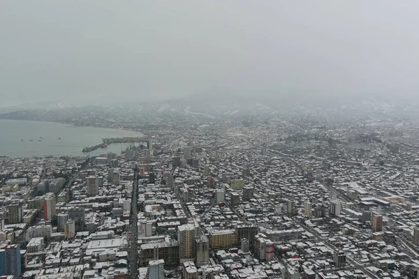 Kışın Batumi, hava manzarası, Adjara, Georgia