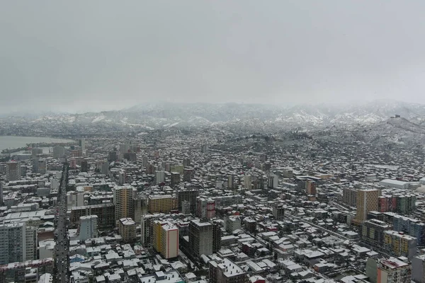 Kışın Batumi, hava manzarası, Adjara, Georgia
