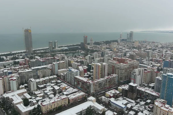 Batumi Inverno Vista Aerea Agiaria Georgia — Foto Stock
