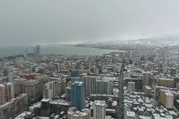 Kışın Batumi, hava manzarası, Adjara, Georgia