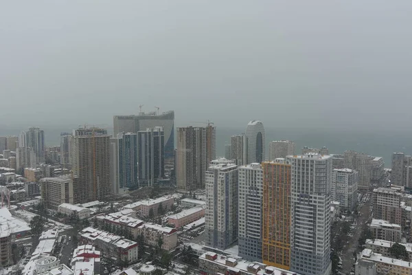 Batumi Inverno Vista Aerea Agiaria Georgia — Foto Stock