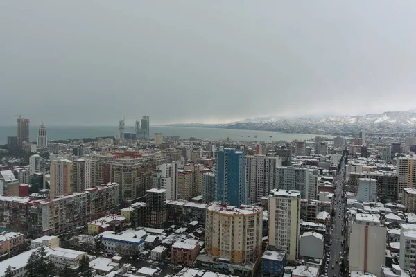 Kışın Batumi, hava manzarası, Adjara, Georgia