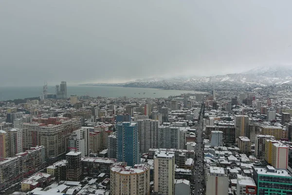 Kışın Batumi, hava manzarası, Adjara, Georgia