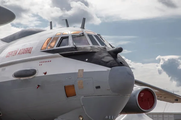 2021 Moscou Fédération Russie Beau Cockpit Nouvel Avion Militaire Avions — Photo