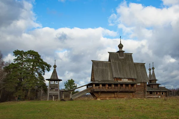 Reconstruida Iglesia Ortodoxa Rusa Edad Media Región Moscú Rusia — Foto de Stock