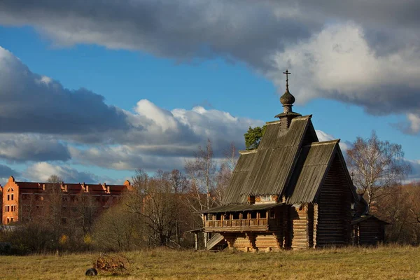 Chiesa Ortodossa Russa Ricostruita Del Medioevo Regione Russa Mosca — Foto Stock