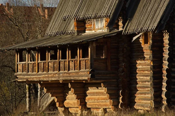 Rekonstruerad Rysk Ortodoxa Kyrkan Från Medeltiden Moskva Regionen Ryssland — Stockfoto