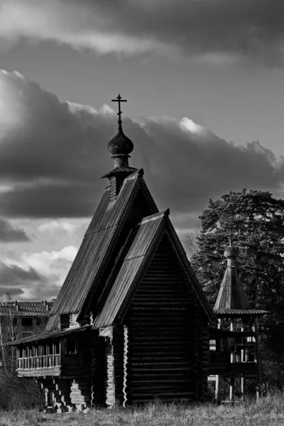 Igreja Ortodoxa Russa Reconstruída Idade Média Região Moscou Rússia — Fotografia de Stock