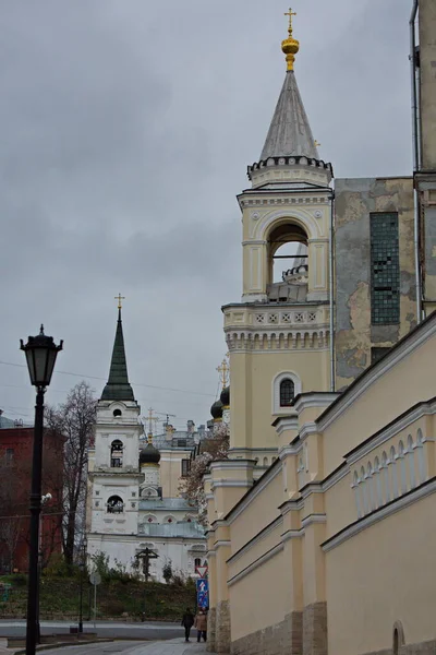 Ορθόδοξη Εκκλησία Στην Αυλή Της Μόσχας Ρωσία — Φωτογραφία Αρχείου