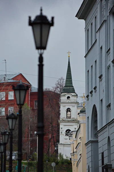 Orthodox Church Moscow Courtyard Russia — Stock Photo, Image