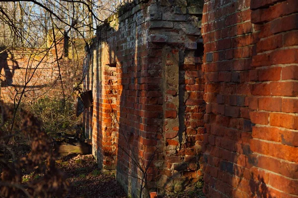 Ruínas Casa Senhorial Propriedade Chernyshov Abandonada Aldeia Yaropolets Região Moscou — Fotografia de Stock