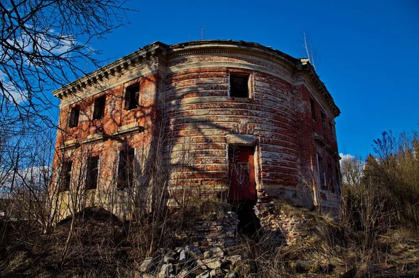 Ruines Noble Propriété Petrovskoe Knyazhishchevo Région Moscou Russie — Photo