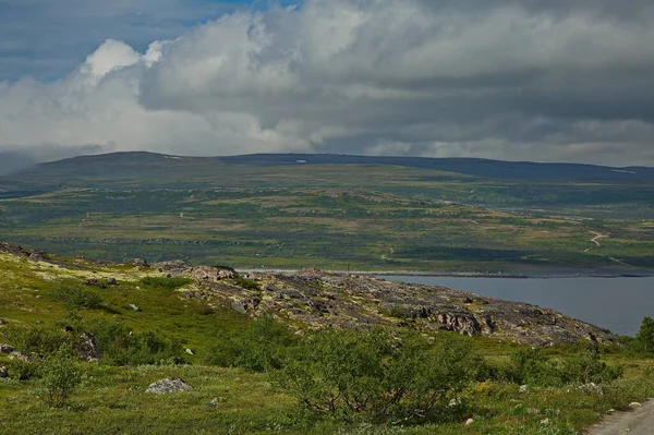 Felsige Tundra Der Halbinsel Kola Region Murmansk Russland — Stockfoto