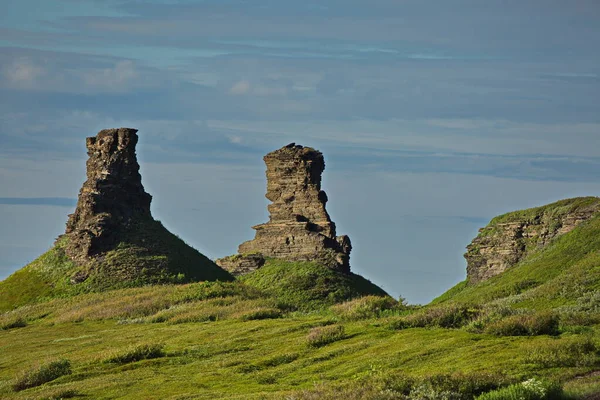 Rochers Des Côtes Mer Barents — Photo