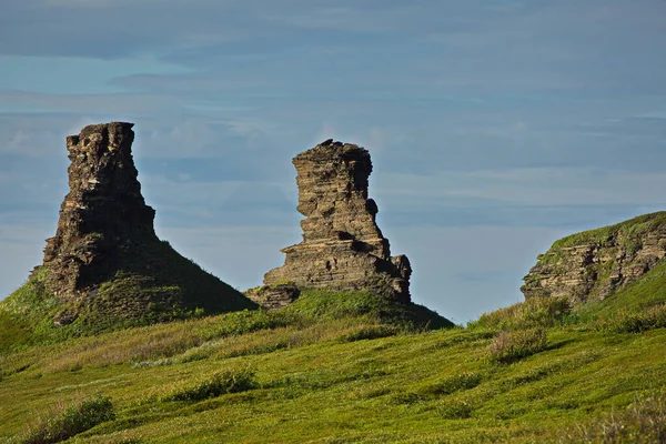 Rochas Costa Mar Barents — Fotografia de Stock