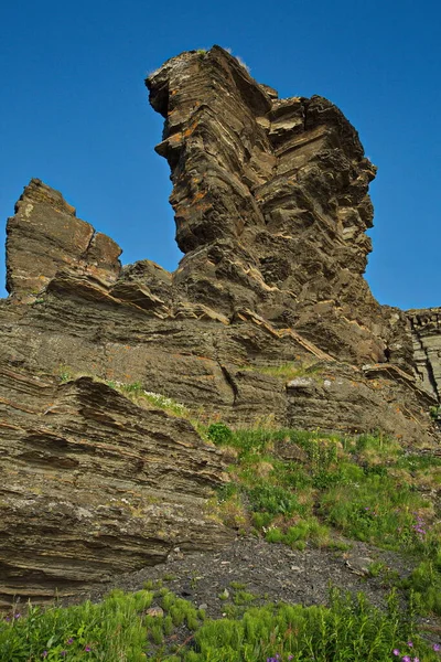 Felsen Der Barentsküste — Stockfoto