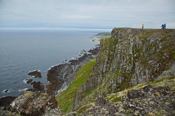 Verlassene Felsige Küsten Der Barentssee — Stockfoto