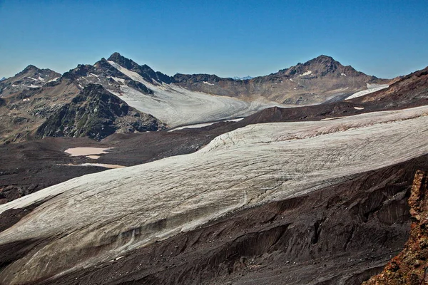 Gheața Veșnică Vârfului Muntelui Elbrus — Fotografie, imagine de stoc