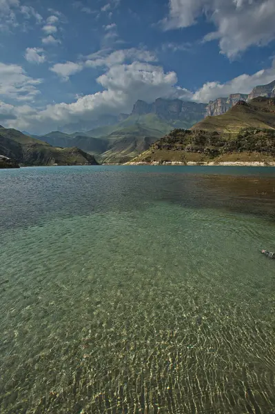Horské Jezero Gizhgit Kabardino Balkaria — Stock fotografie