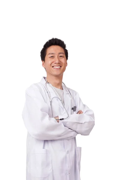 Portrait d'un jeune homme médecin asiatique — Photo