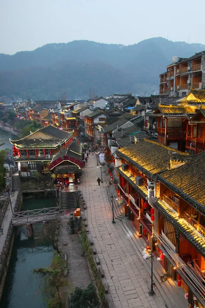 Chiny Hunan Phoenix Miasto Phoenix Starożytne miasto Fenghuang — Zdjęcie stockowe