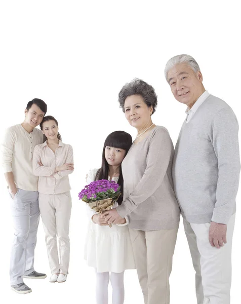 Portrait of Happy family — Stock Photo, Image