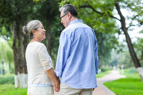 Portrait of happy old couple