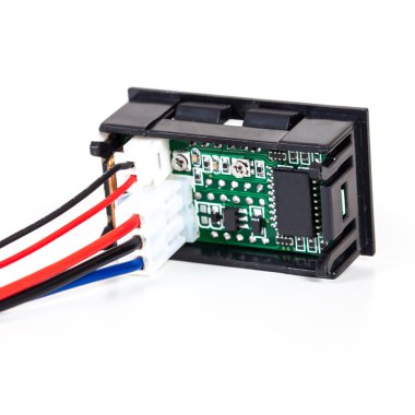 Dijital volt dc volt-meter parçası
