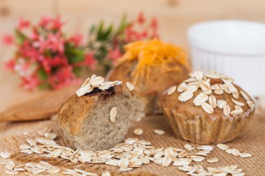 Muzlu Kek ile yulaf gevreği