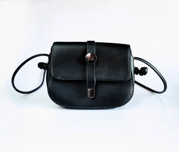 Women Top Black Handle Bag Handmade Design — Fotografia de Stock