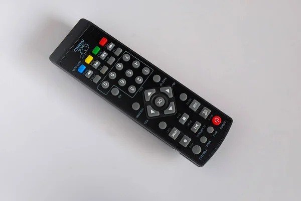 Universal Digital Remote Control White Background — Fotografia de Stock