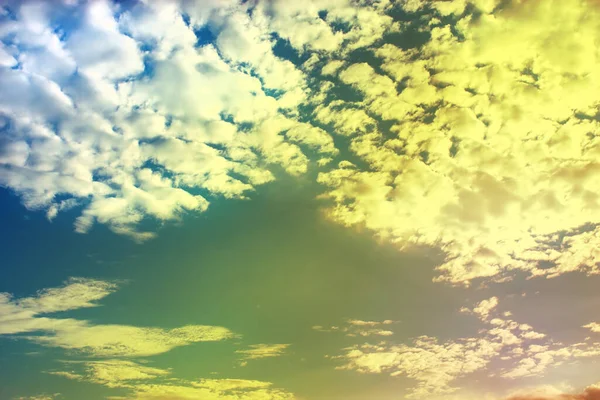 Дивовижне Пейзажне Блакитне Небо Фоном Сходу Сонця — стокове фото