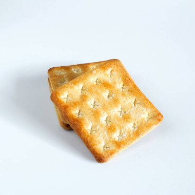 Tatlı kraker ya da arka planda bisküvi, yiyecek kavramı.