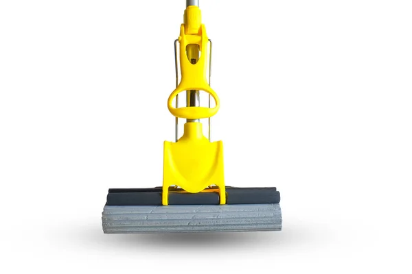 Modern Sponge Style Mop Being Used Cleaning Floor — Stock Photo, Image