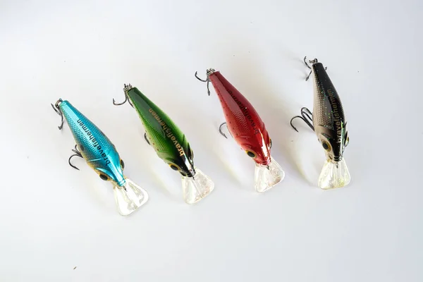 Spinners Pesca Osciladores Fundo Multi Colorido Tipo Padrão Isca Pesca — Fotografia de Stock