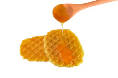 Portakal beyazı ve ballı çizgili tabaklar..