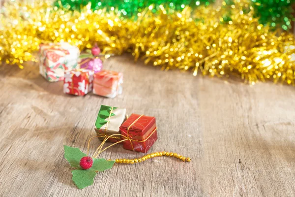 Weihnachtsgeschenkboxen — Stockfoto