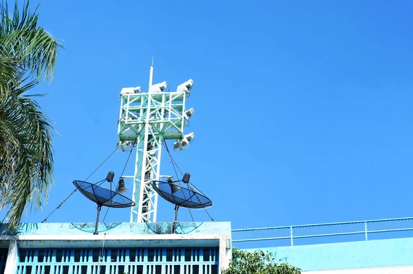 Antena satélite — Fotografia de Stock