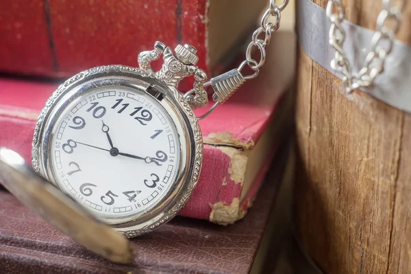 Antique pocket clock — Stock Photo, Image