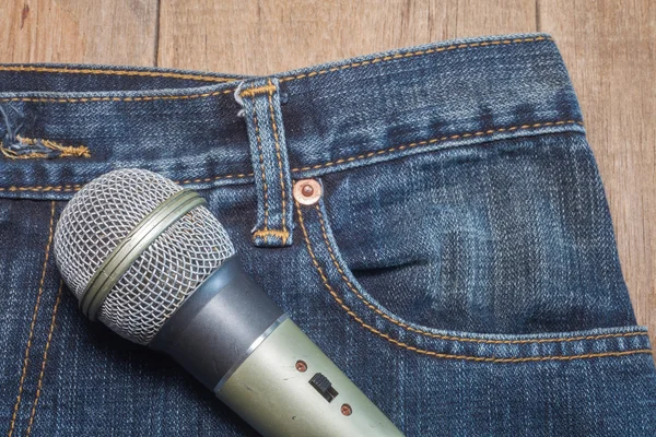 Microphone dans la poche — Photo