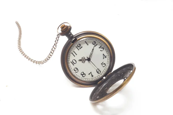 Παλιό ρολόι τσέπης βρώμικο — Φωτογραφία Αρχείου