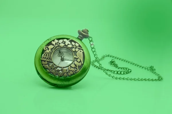 Old dirty pocket watch — Stock Photo, Image