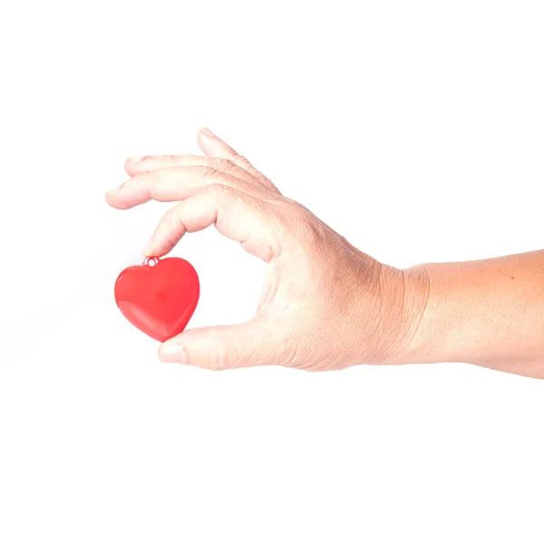 Cuore alla mano — Foto Stock