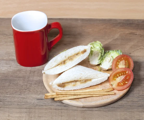 Das Thunfisch-Sandwich — Stockfoto