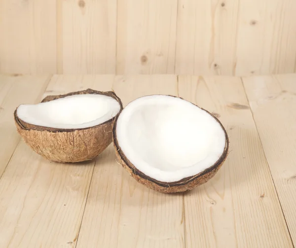 Coconut on table — Stock Photo, Image