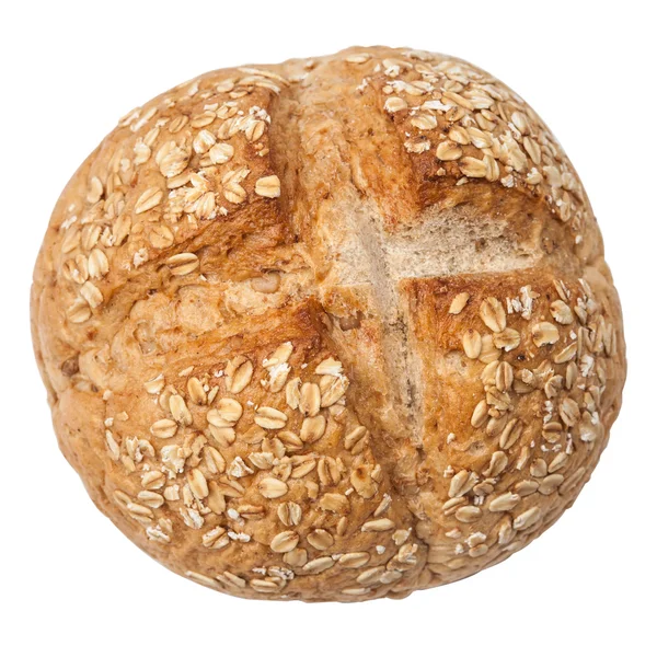 Brot auf weißem Hintergrund — Stockfoto