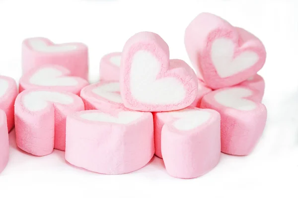 Valentine candies on color wood.selective focus. — Stock Photo, Image
