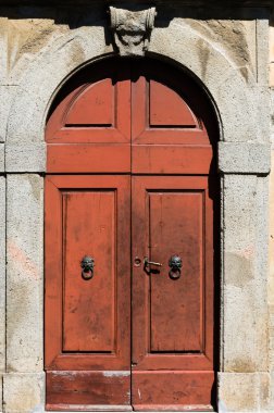 Ancient tuscan door clipart