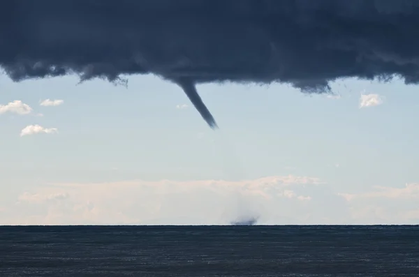 Tornados over the mediterranean sea — Stock Photo, Image